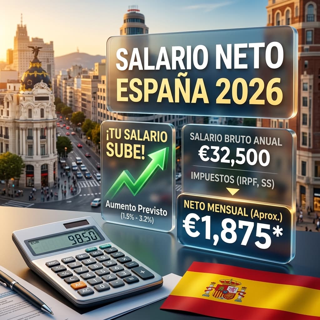 Calculadora Sueldo Neto España 2026: ¿Cuánto cobrarás realmente?
